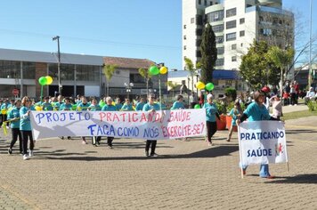 Foto - Caminhada Cívica em homenagem à Patria e aos 55 anos de Anta Gorda