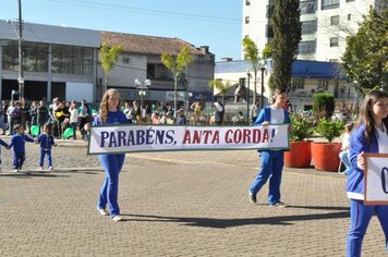 Foto - Caminhada Cívica em homenagem à Patria e aos 55 anos de Anta Gorda