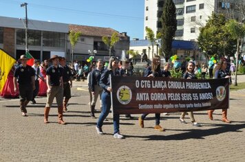 Foto - Caminhada Cívica em homenagem à Patria e aos 55 anos de Anta Gorda