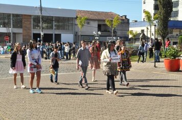 Foto - Caminhada Cívica em homenagem à Patria e aos 55 anos de Anta Gorda