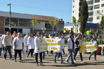 Foto - Caminhada Cívica em homenagem à Patria e aos 55 anos de Anta Gorda