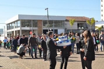 Foto - Caminhada Cívica em homenagem à Patria e aos 55 anos de Anta Gorda