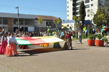 Foto - Caminhada Cívica em homenagem à Patria e aos 55 anos de Anta Gorda