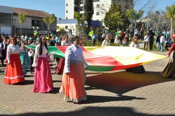 Foto - Caminhada Cívica em homenagem à Patria e aos 55 anos de Anta Gorda