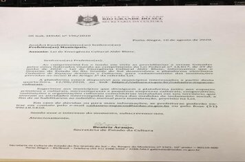 Inscrições para Cadastro Municipal de Cultura já iniciaram