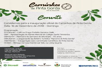 Reserve esta data: 16 de Dezembro!