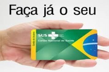 Atualizações dos Cartões Nacionais de Saúde. 