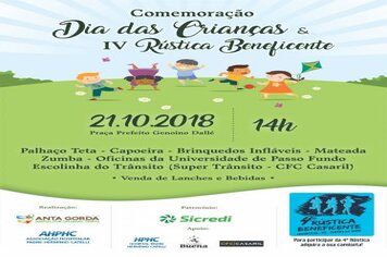 Dia das Crianças e IV Rústica Beneficente 