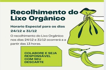 RECOLHIMENTO DO LIXO ORGÂNICO