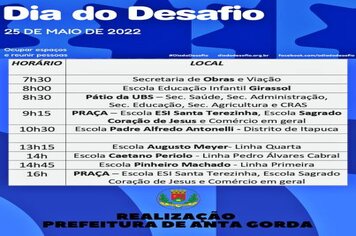 DIA DO DESAFIO 2022