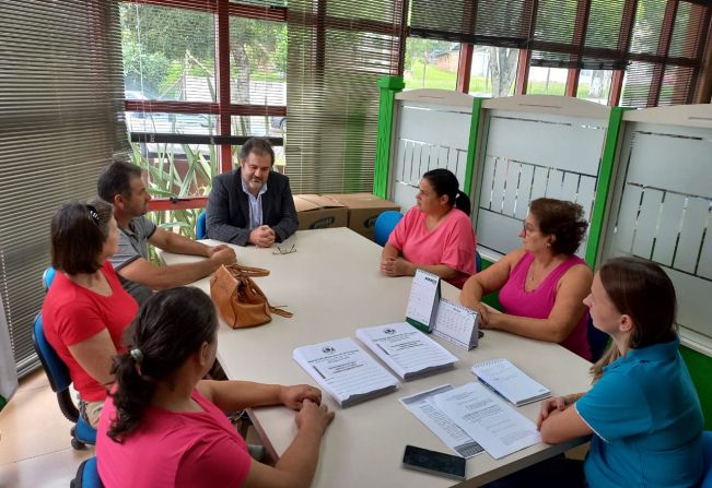 Conselheiros do CAE – Conselho de Alimentação Escolar estiveram reunidos