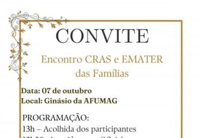 Encontro CRAS e EMATER das Famílias