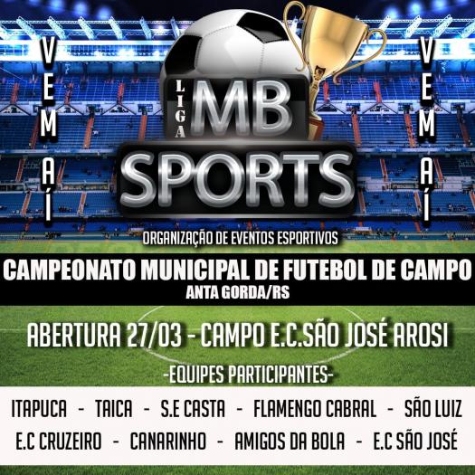 CAMPEONATO MUNICIPAL DE BOCHAS E FUTEBOL