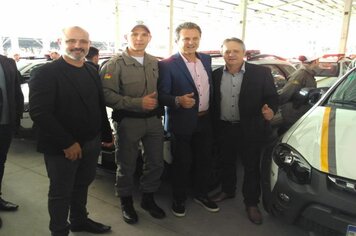 Brigada Militar recebe 1 viatura com recursos oriundos de repasses federais. 