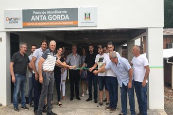 Inaugura o Posto de Atendimento de Serviços do CRVA