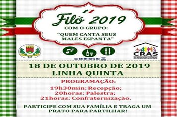 Linha Quinta sedia Filó nesta sexta-feira