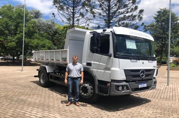 Novo caminhão reforçará as obras