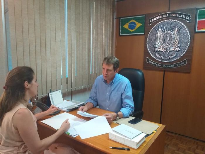 Deputado Estadual Ernani Polo recebe demandas de Anta Gorda