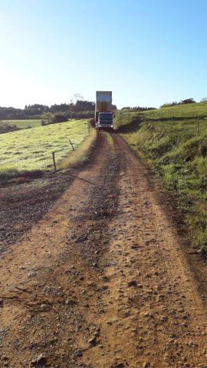 Secretaria de Obras aproveita dias de sol para manutenção das estradas